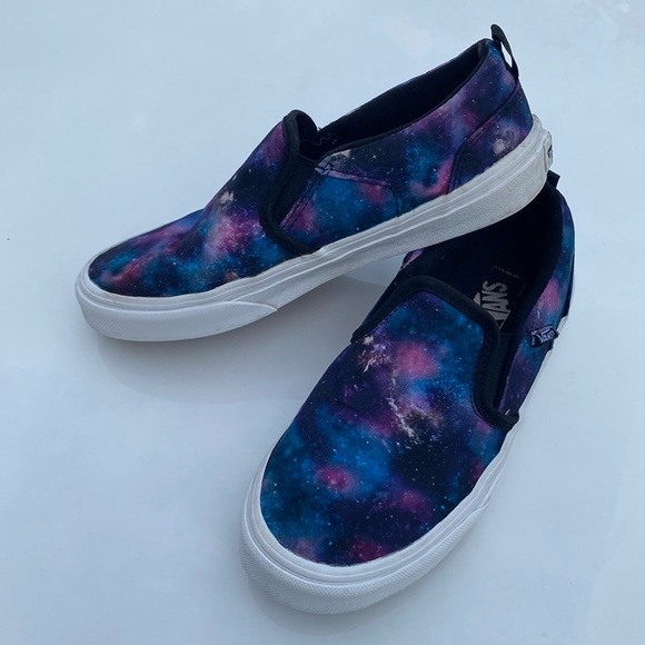 Vans Galaxy Slip-On Sneakers Women’s 4 Multi Purple - Picture 1 of 9